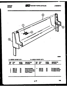 03 - Backguard parts for Frigidaire Range 32-2227-66-01 from AppliancePartsPros.com
