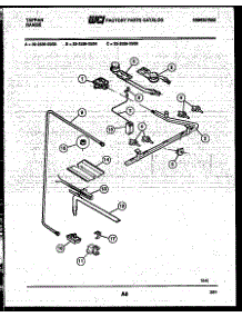 06 - Burner, Manifold And Gas Control parts for Frigidaire Range 32-2539-00-04 from AppliancePartsPros.com