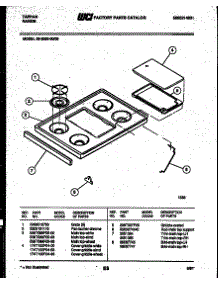 04 - Cooktop Parts parts for Frigidaire Range 36-3052-00-09 from AppliancePartsPros.com