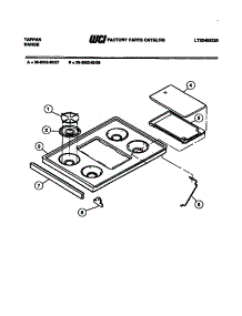 04 - Cooktop Parts parts for Frigidaire Range 36-3052-66-08 from AppliancePartsPros.com