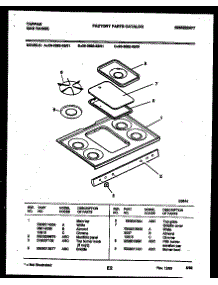 03 - Cooktop Parts parts for Frigidaire Range 36-3692-23-01 from AppliancePartsPros.com