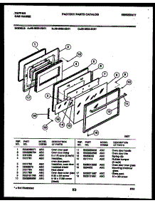 04 - Door Parts parts for Frigidaire Range 36-3692-23-01 from AppliancePartsPros.com