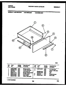 05 - Drawer Parts parts for Frigidaire Range 36-3692-23-01 from AppliancePartsPros.com