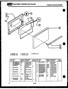 05 - Door Parts parts for Frigidaire Range 37-1015-00-02 from AppliancePartsPros.com