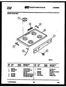 03 - Cooktop Parts parts for Frigidaire Range 72-2547-00-08 from AppliancePartsPros.com