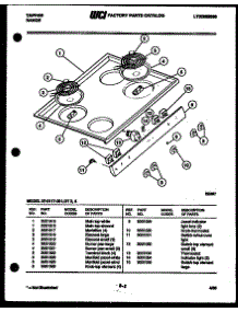 03 - Cooktop Parts parts for Frigidaire Range 37-0117-00-03 from AppliancePartsPros.com