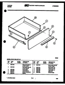 05 - Drawer Parts parts for Frigidaire Range 37-0117-00-03 from AppliancePartsPros.com