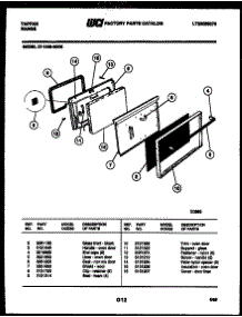 04 - Door Parts parts for Frigidaire Range 37-1048-23-05 from AppliancePartsPros.com