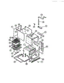02 - Basic Body parts for Frigidaire Oven 57-5709-10-03 from AppliancePartsPros.com