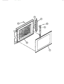 05 - Door parts for Frigidaire Oven 57-5709-10-03 from AppliancePartsPros.com