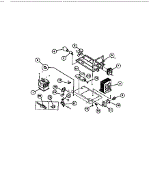 06 - Magnetron, Air Duct, Capacitor parts for Frigidaire Oven 57-5709-10-03 from AppliancePartsPros.com