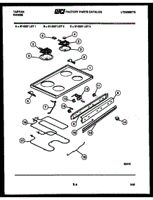 05 - Cooktop, Broiler And Backguard parts for Frigidaire Range 37-2227-66-01 from AppliancePartsPros.com