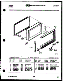 07 - Upper Oven Door Parts parts for Frigidaire Range 72-2547-23-01 from AppliancePartsPros.com