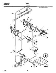 04 - Burner parts for Frigidaire Range 72-3651-23-07 from AppliancePartsPros.com