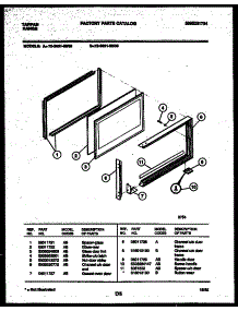09 - Upper Oven Door Parts parts for Frigidaire Range 72-3651-00-02 from AppliancePartsPros.com