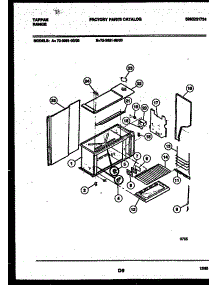 10 - Upper Body Parts parts for Frigidaire Range 72-3651-00-02 from AppliancePartsPros.com