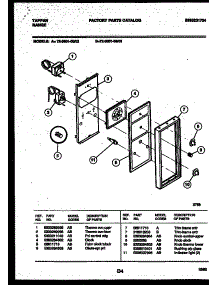 08 - Control Panel parts for Frigidaire Range 72-3651-23-03 from AppliancePartsPros.com