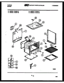 09 - Lower Body Parts parts for Frigidaire Range 72-7657-66-01 from AppliancePartsPros.com