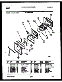 05 - Lower Oven Door Parts parts for Frigidaire Range 72-3981-00-02 from AppliancePartsPros.com