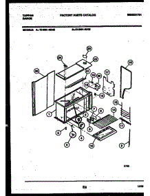 10 - Upper Body Parts parts for Frigidaire Range 72-3981-00-02 from AppliancePartsPros.com