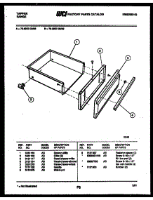 09 - Drawer Parts parts for Frigidaire Range 73-3957-66-09 from AppliancePartsPros.com