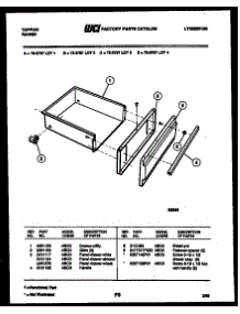 10 - Drawer Parts parts for Frigidaire Range 73-3757-66-02 from AppliancePartsPros.com