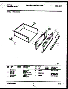 06 - Drawer Parts parts for Frigidaire Range 77-4950-23-05 from AppliancePartsPros.com