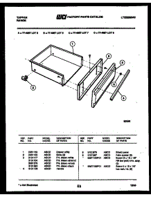 06 - Drawer Parts parts for Frigidaire Range 77-4957-66-08 from AppliancePartsPros.com
