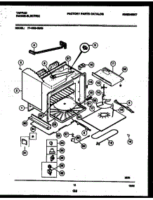 12 - Wrapper And Body Parts parts for Frigidaire Range 77-4950-23-05 from AppliancePartsPros.com