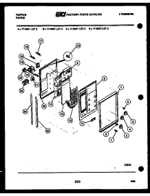 07 - Control Panel parts for Frigidaire Range 77-8957-23-04 from AppliancePartsPros.com