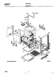 03 - Lower Body parts for Frigidaire Oven TEB555CCB1 from AppliancePartsPros.com