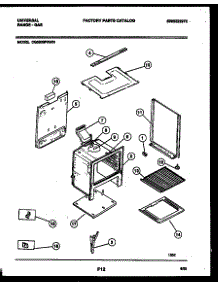 07 - Body Parts parts for Frigidaire Range CG300SP2Y1 from AppliancePartsPros.com