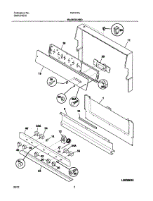 03 - Backguard parts for Tappan Range TEF317AWB from AppliancePartsPros.com