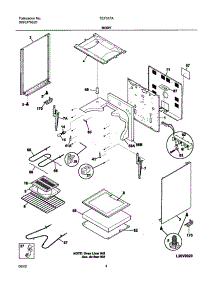 05 - Body parts for Tappan Range TEF317AWB from AppliancePartsPros.com
