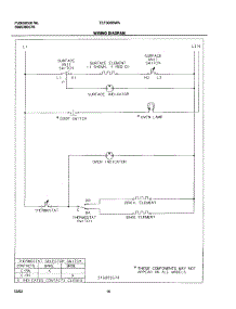 10 - Wiring Diagram parts for Tappan Range TEF303BWA from AppliancePartsPros.com