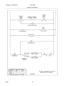 10 - Wiring Schematic parts for Tappan Range TEF317BWF from AppliancePartsPros.com