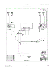 11 - Wiring Diagram parts for Tappan Range TEF326FBA from AppliancePartsPros.com