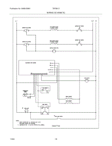 10 - Wiring Schematic parts for Tappan Range TEF351DUA from AppliancePartsPros.com