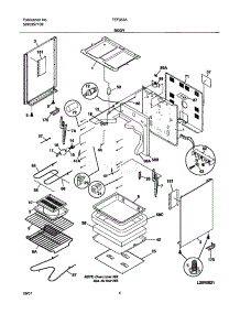 05 - Body parts for Tappan Range TEF353AUA from AppliancePartsPros.com
