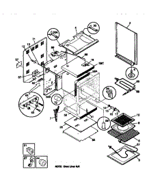 03 - Body parts for Frigidaire Range TEF352SCWA from AppliancePartsPros.com