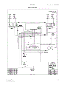 11 - Wiring Diagram parts for Tappan Range TEF351DSB from AppliancePartsPros.com