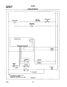 10 - Wiring Schematic parts for Tappan Range TEF353ASB from AppliancePartsPros.com