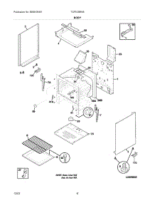 07 - Body parts for Tappan Range TGF303BWB from AppliancePartsPros.com