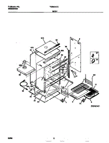 04 - Body parts for Frigidaire Oven TGB504CCB2 from AppliancePartsPros.com