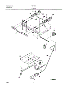 05 - Burner parts for Tappan Range TGF317AWA from AppliancePartsPros.com