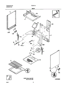 07 - Body parts for Tappan Range TGF317AWA from AppliancePartsPros.com
