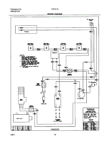 12 - Wiring Diagram parts for Tappan Range TGF317AWA from AppliancePartsPros.com
