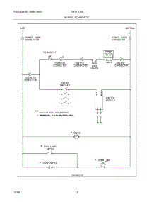 12 - Wiring Schematic parts for Tappan Range TGF317DWE from AppliancePartsPros.com