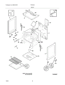 07 - Body parts for Tappan Range TGF320DWA from AppliancePartsPros.com