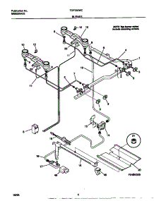 03 - Burner parts for Frigidaire Range TGF330WCDC from AppliancePartsPros.com